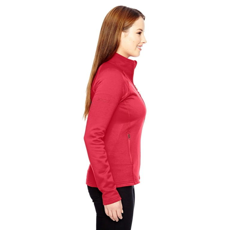 Marmot Women s Stretch Fleece Jacket Red Medium Walmart