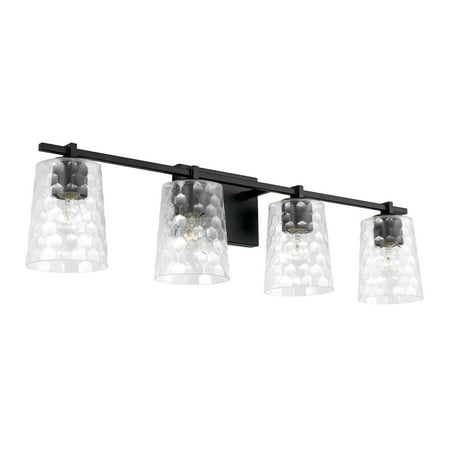 

Capital Lighting 143541-517 4 Light 33 Wide Bathroom Vanity Light - Black