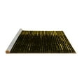 thumbnail image 2 of Ahgly Company Machine Washable Indoor Rectangle Abstract Yellow Modern Area Rugs, 3' x 5', 2 of 4