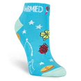 thumbnail image 1 of Womens Ankle Socks - K Bell - Charmed Half Cushion (9-11), 1 of 1