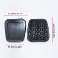 thumbnail image 2 of Scienceny Car Interior Pedal Pad Rubber Nonslip Protector Replacement Vehicle Case Part Accessory Brake Cover Auto Mounted Braking Vehículos, repuestos y accesorios Mis Scienceny VI011421-00, 2 of 6