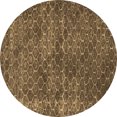 thumbnail image 1 of Ahgly Company Indoor Round Persian Brown Bohemian Area Rugs, 8' Round, 1 of 4