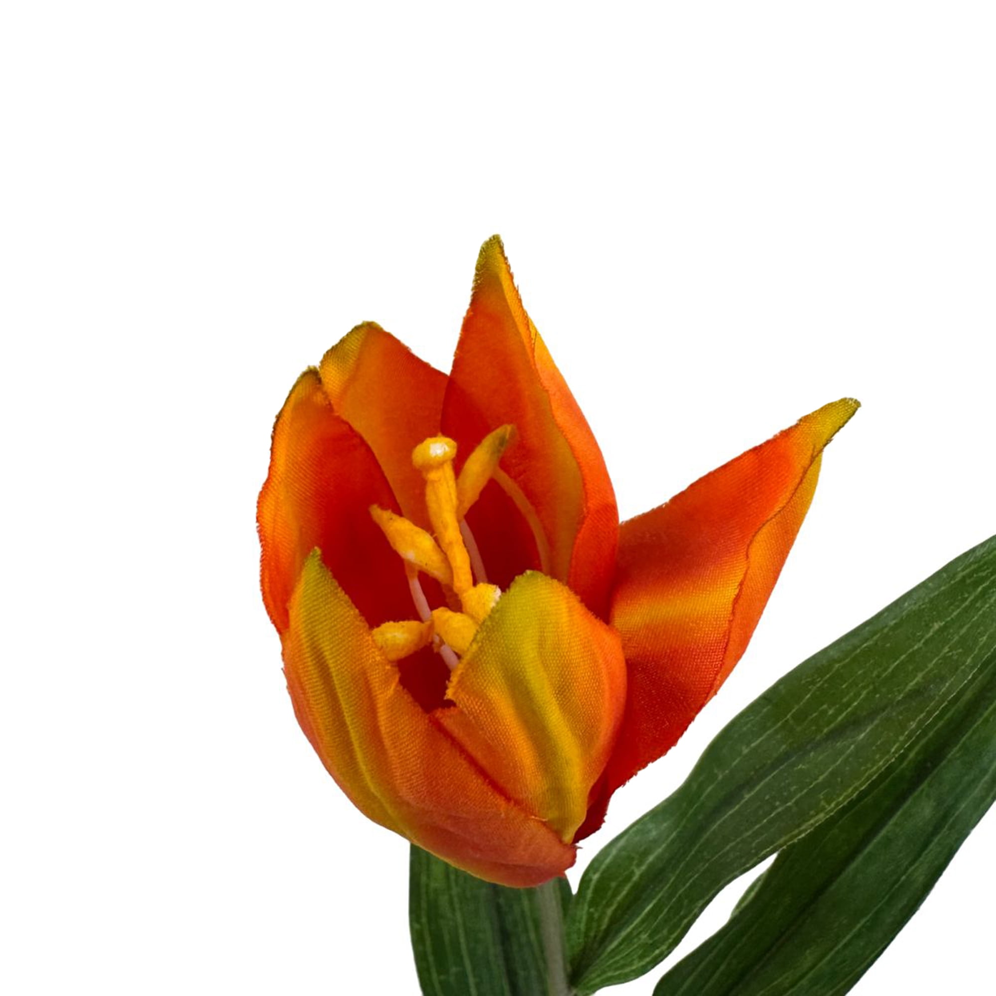 (2 pack) Mainstays 31" Artificial Orange Tiger Lily Flower Stem, Set of 6, Indoor Decoration
