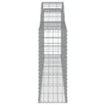 thumbnail image 3 of vidaXL Arched Gabion Baskets 5 pcs 300x30x80/100 cm Galvanised Iron, 3 of 4