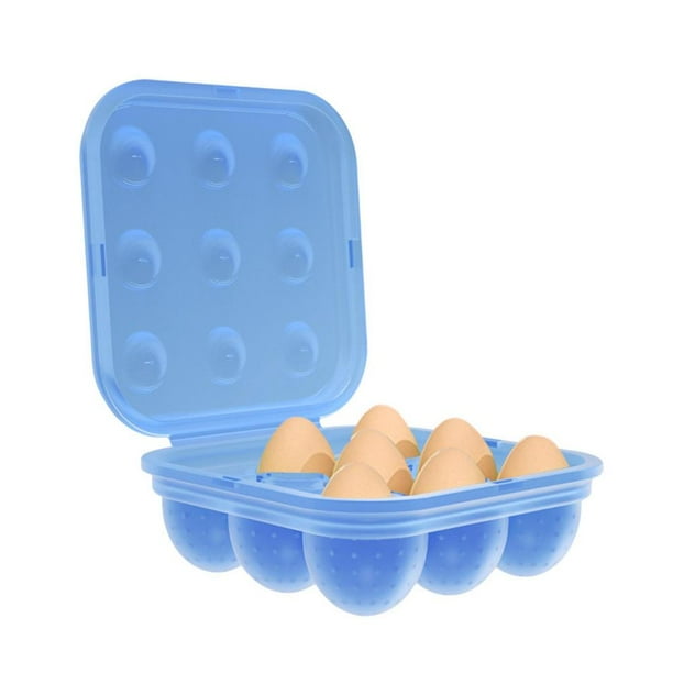 Tohuu Travel Egg Container Portable Egg Carrier Container Dispenser