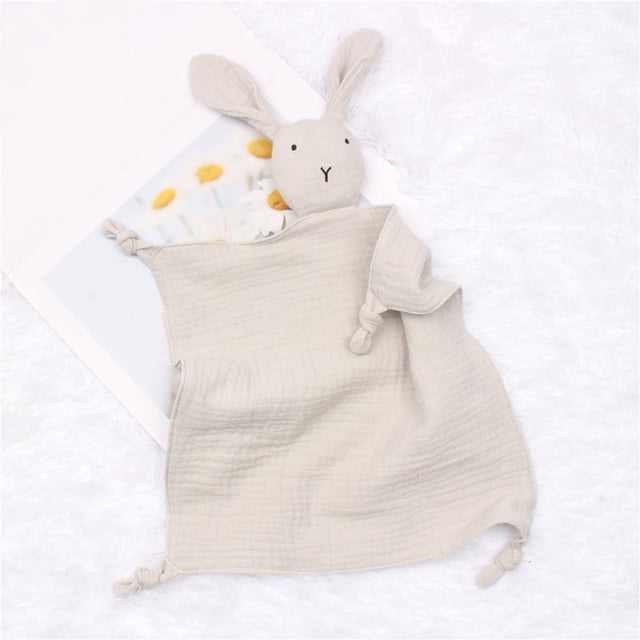 Manta de felpa rellena Baoblaze Manta de animales de peluche para bebés recién nacidos Gris