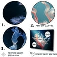 thumbnail image 3 of Designart "The Vibrant Scenery Of Living Coral Branches" Coastal Coral Under Water Floater Framed Canvas Wall Art, 3 of 5