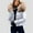 White, variant on Olyvenn Women Winter Warm Thicken Puffer Down Jacket Thick Slim Flash Coat Down Outdoor Faux Fur Collar Hood Parka Short Slim Jacket Brown L