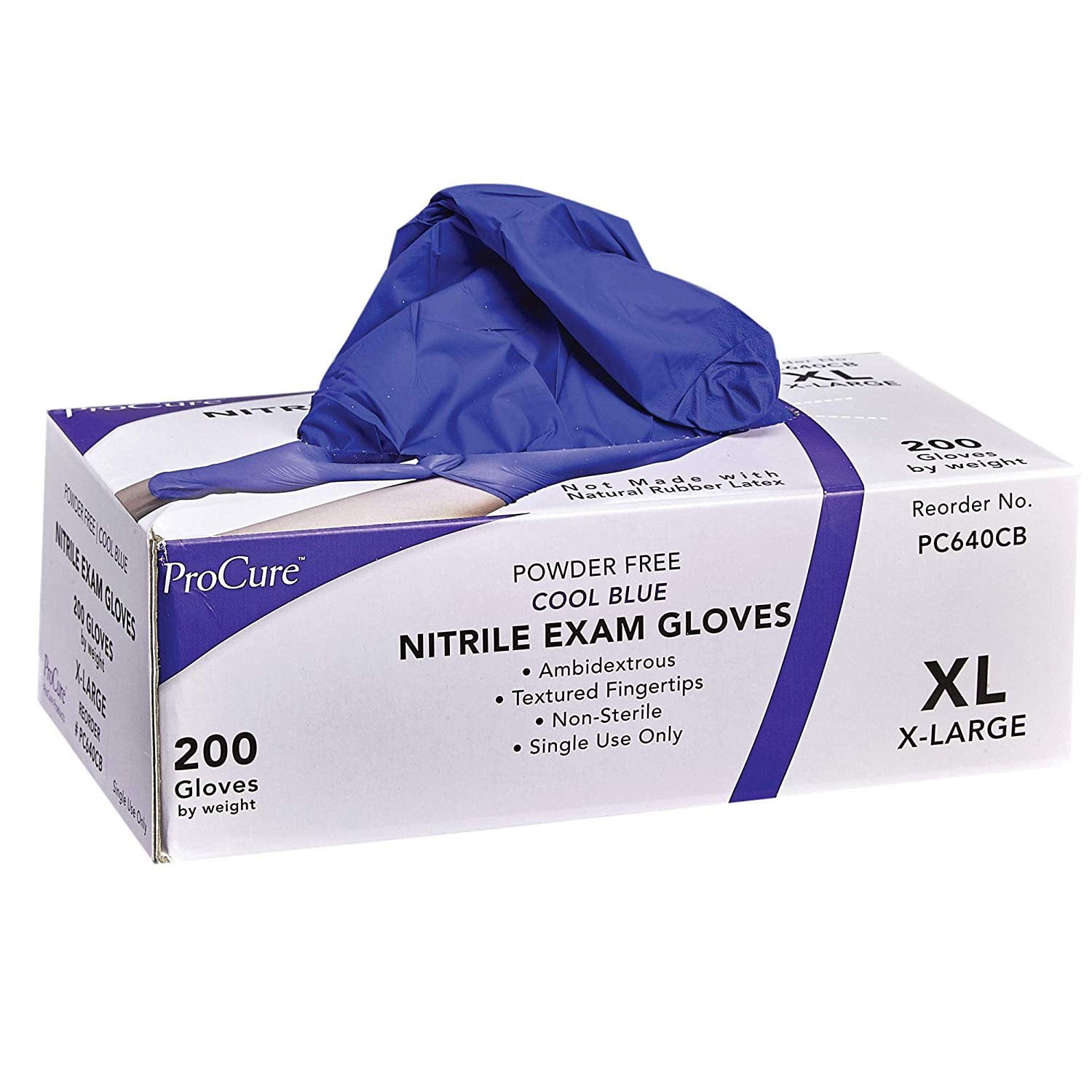 ProCure Disposable Nitrile Gloves 200 Count Kuwait Ubuy