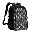 thumbnail image 1 of Fotbe Christmas cute deer old man Mochila con Estampado y Puerto USB para Hombre y Mujer, Mochila Antirrobo, Mochila de Viaje, Mochila Escolar, Mochila Universitaria, 1 of 7