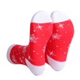 thumbnail image 5 of Men's And Women's Christmas Printed Mid Length Autumn And Winter Socks Sports Socks Sock Red, 5 of 5