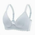 thumbnail image 4 of ALLLIST Blue Women's Bras Wirefree Solid Nursing Cozy Bralette Lingerie for Women Size S-2XL, 4 of 4