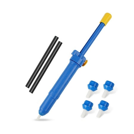 

Elenxs Solder Sucker Soldering Iron Suction Pump Desolder Pressing Removal Pen Repair Househole Professional Hand