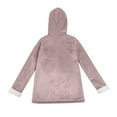 thumbnail image 5 of ATOGUTA Winter Jackets for Girls Fleece Jacket Fall Winter Full Zip Fuzzy Coat Outwear with Pockets Size 5T-14, Pink, 5 of 5