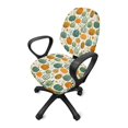 thumbnail image 5 of Chririnla Thanksgiving Office Chair Covers with Pumpkin Print, 2 Pieces Stretchable Durable Polyester Covers for High Back Gaming Chair, 5 of 8