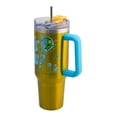 thumbnail image 4 of Termo 1.2 L Bob Esponja Amarillo Doble Pared con Asa y Popote de Acero Inoxidable, 4 of 7