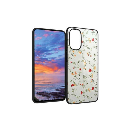 Compatible with Moto G 5G 2022 Phone Case, Roses-4 Case Men Women, Flexible Silicone Shockproof Case for Moto G 5G 2022