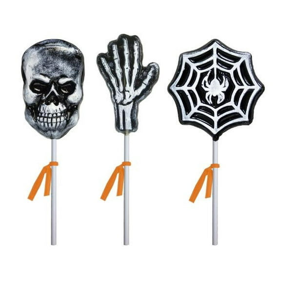 Melville Candy Halloween Frosted Gothic Lollipop, 3 Pops