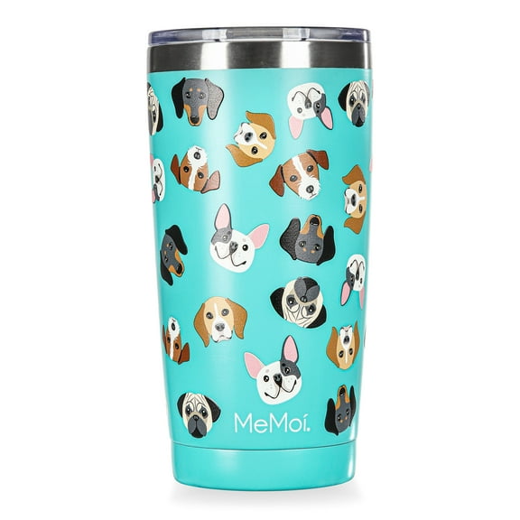 MeMoi Thermal Insulated Stainless Steel Dogs 20 Oz Coffee Tumbler