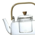 thumbnail image 3 of Glass Teapot Loose Leaf Heatproof Kung Fu Glass Clear Flower Teapot Tea Stovetop Dishwasher Safe 1000ml, 3 of 9