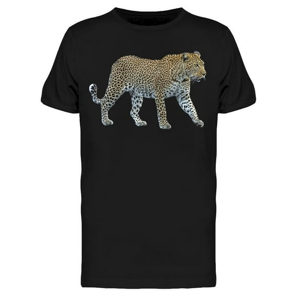 Leopard Walking, Sticker Tee Men's -Image by Shutterstock