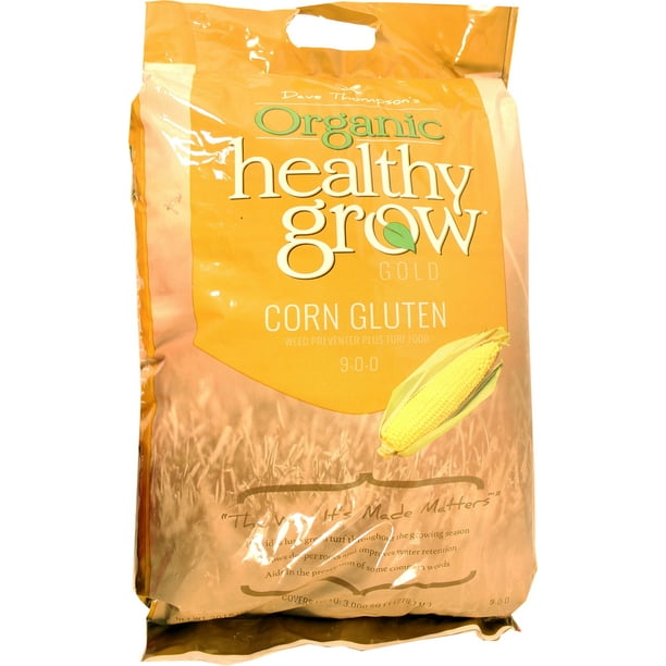 Healthy Grow Gold Corn Gluten Weed Preventer Plus Turf Food, 900, 30