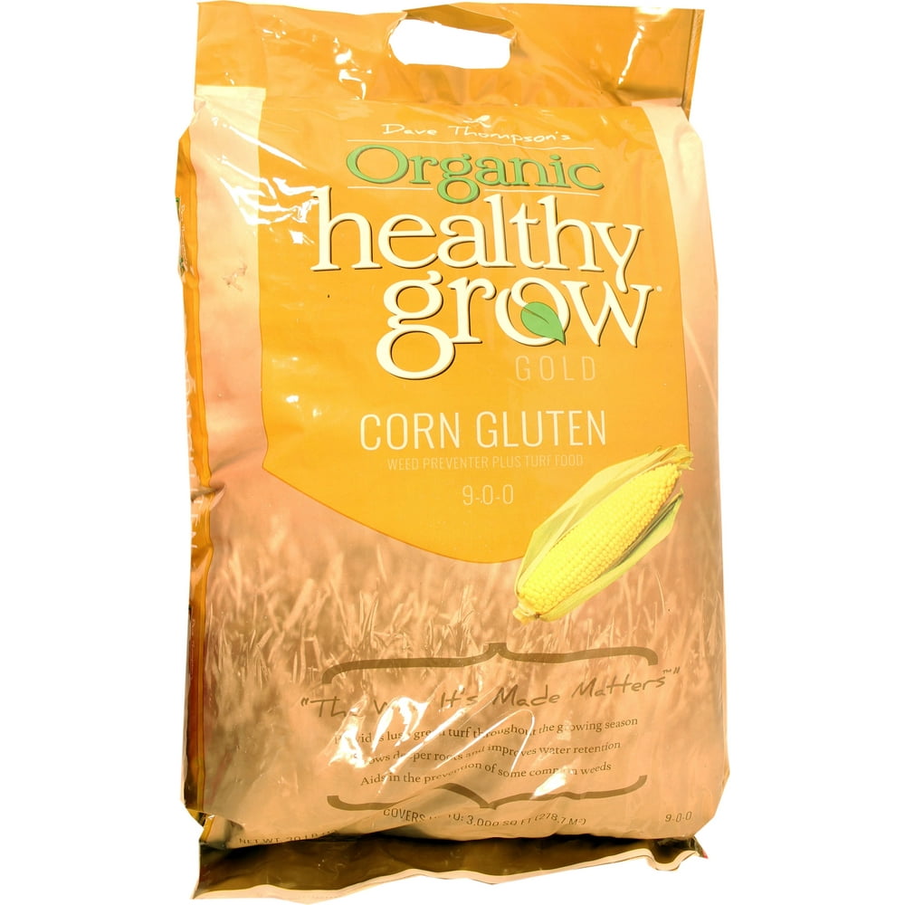 Healthy Grow Gold Corn Gluten Weed Preventer Plus Turf Food, 900, 30