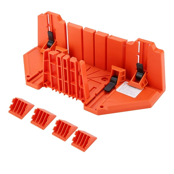 Plastic Mitre Box Pruning Saw Wood Cutting Hand Saw Hardware Tool 14inch with Clamp Saw Mitre Box Mitre Box Wood Saw Mitre Box GS07190