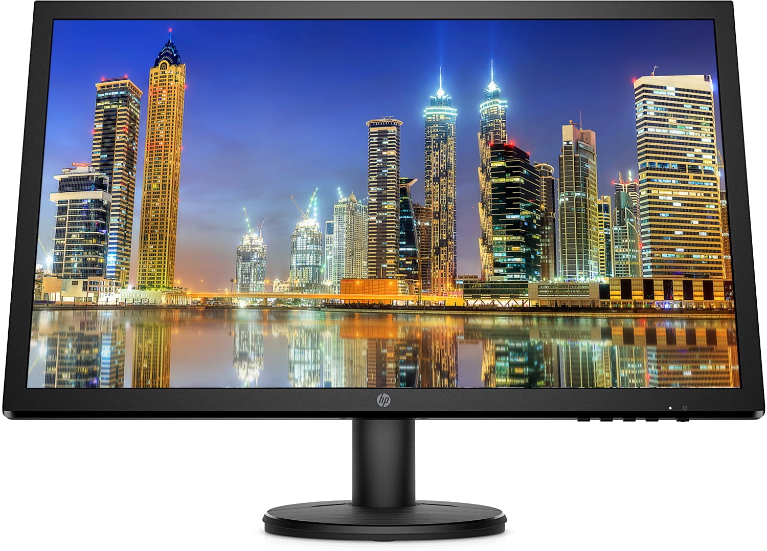 HP V24 24 inch TN Full HD 1920 x 1080 LED Backlit LCD Monitor 2-Pack Bundle with HDMI and VGA ports, AMD FreeSync, 75Hz Refresh Rate, Low Blue Light and Desk Mount Clamp Dual Monitor Stand