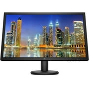HP V24 24 inch TN Full HD 1920 x 1080 LED Backlit LCD Monitor 2-Pack Bundle with HDMI and VGA ports, AMD FreeSync, 75Hz Refresh Rate, Low Blue Light and Desk Mount Clamp Dual Monitor Stand