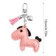 thumbnail image 2 of Llavero colgante de cuero para teléfono | Llavero con borla | Accesorio decorativo para teléfonos, bolsos y llaves | Lindo pequeño regalo para amigos y familiares, 2 of 6