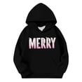 thumbnail image 3 of Sudadera con capucha para niñas y niños, sudadera de manga larga con cuello redondo y estampado de moda, jersey con bolsillo, sudadera de poliéster para niñas, 3 of 8