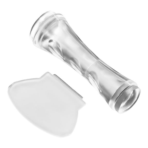 Silicone Nails Stamper French Tip Nails Stamp Double Sided Nails Art Stamper Nails Art Decoration Nails Template Tool