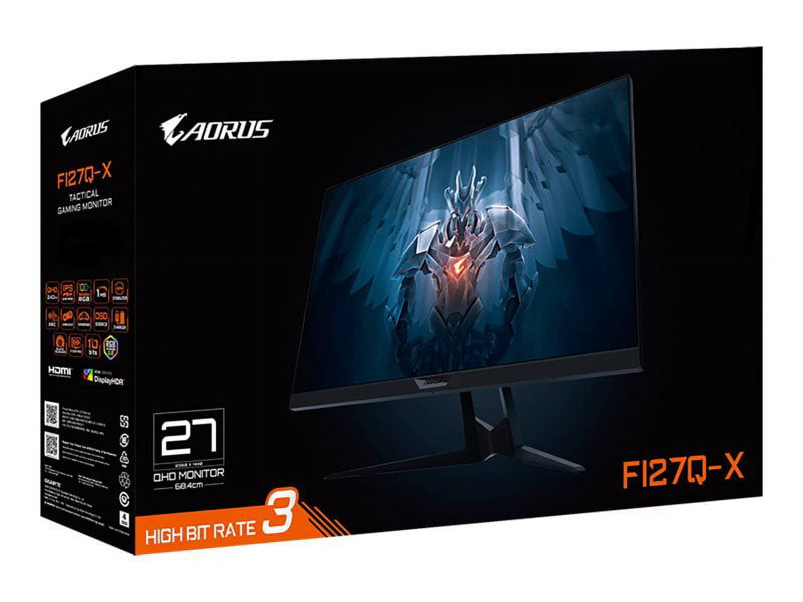 AORUS FI27Q-X : un écran IPS, QHD et 240 Hz à 0,3 ms