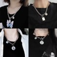 thumbnail image 2 of Collier Pendentif Femme Collier Simple Lettre Hip Hop Collier Chaîne Punk Collier, 2 of 10