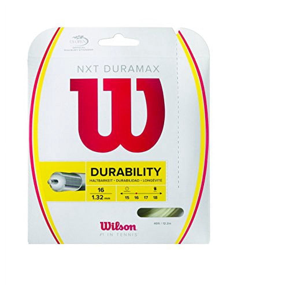 Wilson - WRZ943000 - NXT Comfort 17G Tennis Raquet String - Black