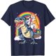 thumbnail image 3 of Camiseta con diseño de unicornio Corgi montando dinosaurio T Rex, bonita camiseta para niños, niñas, regalo de arcoíris, camiseta gráfica de galaxia espacial Corgicorn, camisetas estéticas, 3 of 5