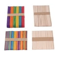 thumbnail image 1 of Wooden Ice Cream Sticks , Rounded Edges Wooden Popsicle Sticks  For Crafts Making For DIY , 1 of 8