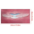 thumbnail image 5 of SDJMa Microfiber Angel Wings Print Beach Towels, 35"x70" Oversized Bohemian Beach Towel, Sand Free Quick Dry Bath Towel, Super Absorbent Bathroom Towel for Men, Women, Travel, Swim, 5 of 8