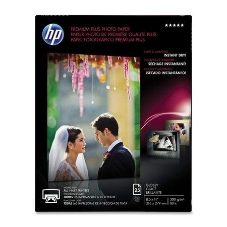 HP Premium Plus Photo Paper, Glossy, A, 25 Sheets (CR670A), Use HP's best photo paper for prints that make you proud. HP Premium Plus Photo Paper.., By Hewlett (Best Paper To Print Photos On)