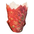 thumbnail image 2 of WUXIAB 50Pc Festive Christmas Baking Liner,Tulip Cupcake Wrap,Grease-Proof Muffin Cup,Holiday Cake Holder,Xmas Party Baking Supply,Tulip-Style Baking Liner,Winter Celebration Cupcake Wrap, 2 of 6