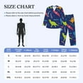 thumbnail image 6 of Kll Dinosaurs Adventure Sleepwear Mens Flannel Pajamas,Long Cotton Pj Set, 6 of 9