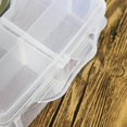 thumbnail image 2 of Boîte de Rangement Portable à Trois Couches Boîte de Rangement en Plastique Transparente Couverte 1 Pce Blanche, 2 of 2