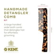 thumbnail image 3 of Kent 91T Detangler Combs for Women Wide Tooth Hair Comb for Curly and Wavy Hair, Wide Tooth Combs and Wet Hair Comb, Large Handle Wide Tooth Shower Comb for Hair for Effective Detangling Kent Comb, 3 of 24