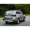 thumbnail image 4 of Rvinyl Tail Light Tint Covers Compatible with Mitsubishi Outlander 2016-2020 - Blackout Smoke, 4 of 10