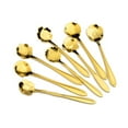 thumbnail image 2 of 8Pcs Flower Stainless Steel Coffee Tea Cup Spoon Teaspoon Kitchen Tool Gift, 2 of 10