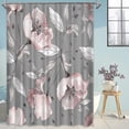 thumbnail image 2 of Floral Shower Curtains For Bathroom, Rose Flowers Shower Curtain, 2 of 5