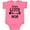 Hot Pink, variant on Inktastic Future Goth Like My Mom with Skulls Boys or Girls Baby Bodysuit