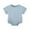 Blue, variant on Baby Girl Bodysuits Soft Short Sleeve Romper Playwear Outfits for Toddler Daily Casual Summer Wear Comfortable 6 to 24 Months Green 6-12 Months