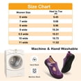 thumbnail image 6 of Barerun Women's Wide Diabetic Slippers Adjustable for Swollen Feet Indoor Outdoor House Shoes, 6 of 6